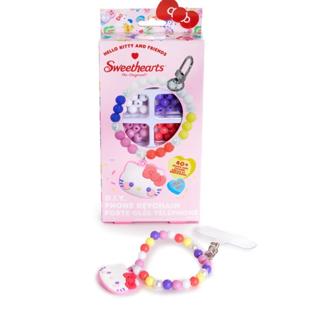 Hello Kitty Phone Keychain Kit Hello Kitty and Friends x Sweethearts Collab